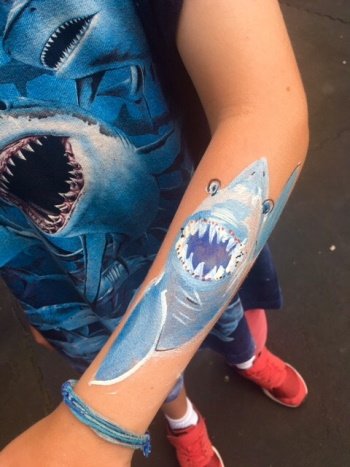 Fabulous Blue Shark Tattoo